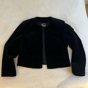 Vintage Black Velvet Blazer